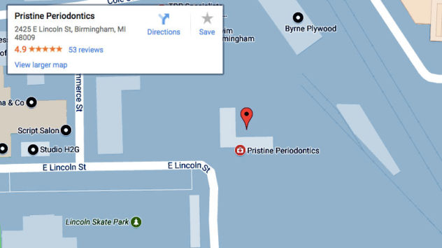 map mage to pristine perio